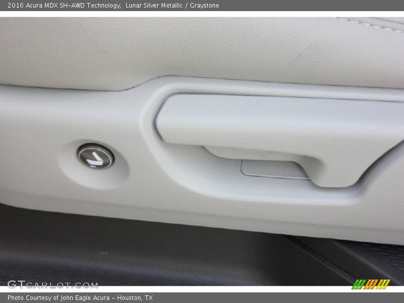 Lunar Silver Metallic / Graystone 2016 Acura MDX SH-AWD Technology