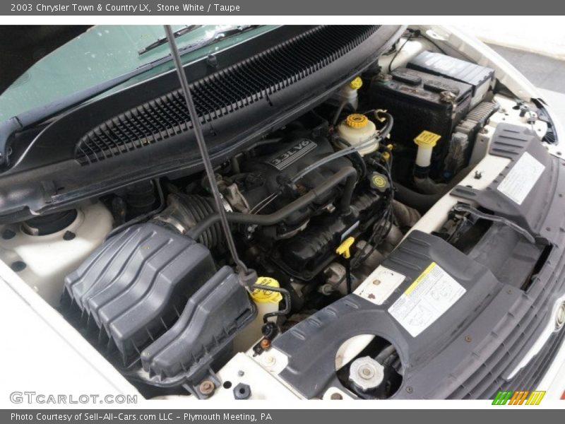 Stone White / Taupe 2003 Chrysler Town & Country LX