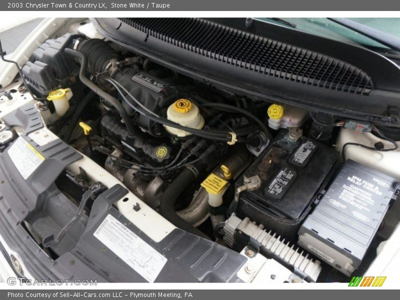 Stone White / Taupe 2003 Chrysler Town & Country LX
