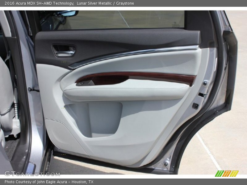 Lunar Silver Metallic / Graystone 2016 Acura MDX SH-AWD Technology