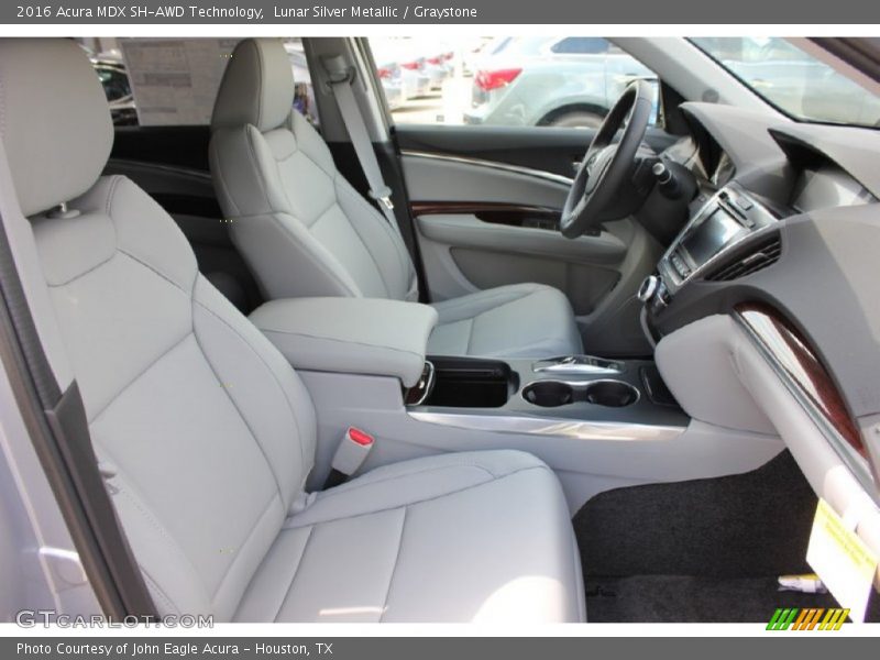 Lunar Silver Metallic / Graystone 2016 Acura MDX SH-AWD Technology