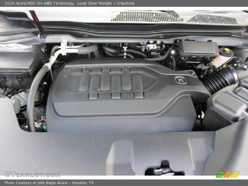 Lunar Silver Metallic / Graystone 2016 Acura MDX SH-AWD Technology
