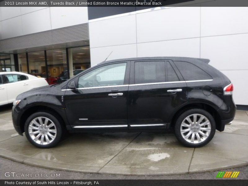 Tuxedo Black / Limited Edition Bronze Metallic/Charcoal Black 2013 Lincoln MKX AWD