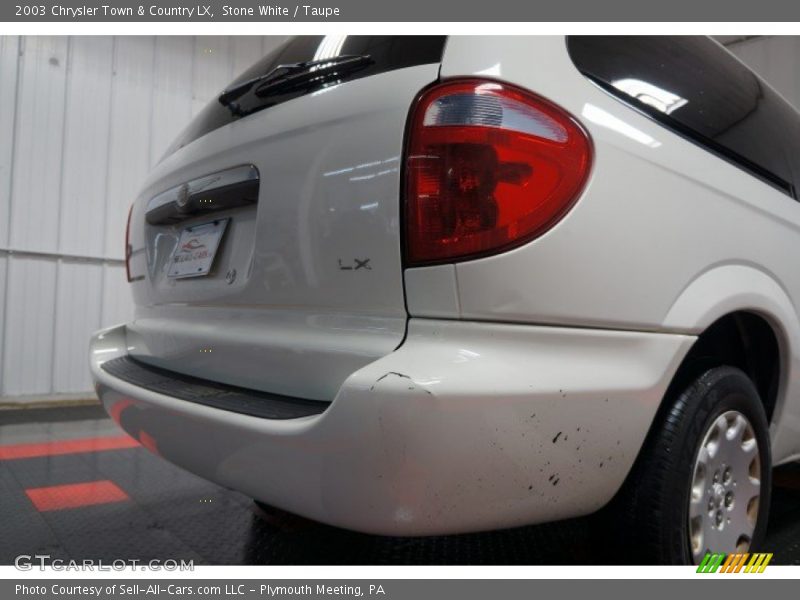 Stone White / Taupe 2003 Chrysler Town & Country LX