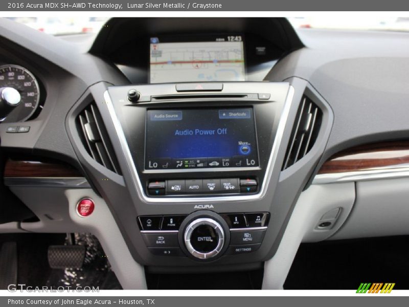 Lunar Silver Metallic / Graystone 2016 Acura MDX SH-AWD Technology