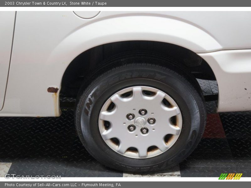 Stone White / Taupe 2003 Chrysler Town & Country LX