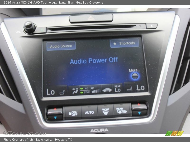 Lunar Silver Metallic / Graystone 2016 Acura MDX SH-AWD Technology