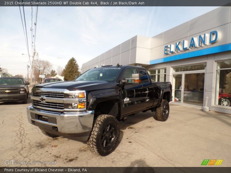 Black / Jet Black/Dark Ash 2015 Chevrolet Silverado 2500HD WT Double Cab 4x4