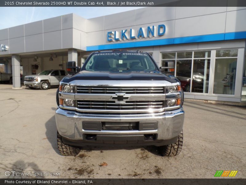 Black / Jet Black/Dark Ash 2015 Chevrolet Silverado 2500HD WT Double Cab 4x4