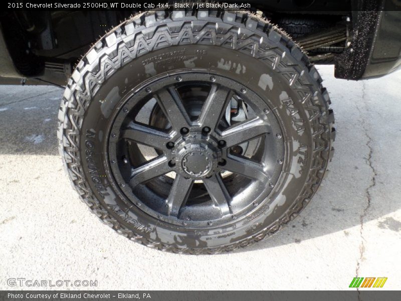 Black / Jet Black/Dark Ash 2015 Chevrolet Silverado 2500HD WT Double Cab 4x4