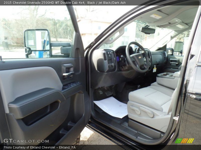 Black / Jet Black/Dark Ash 2015 Chevrolet Silverado 2500HD WT Double Cab 4x4
