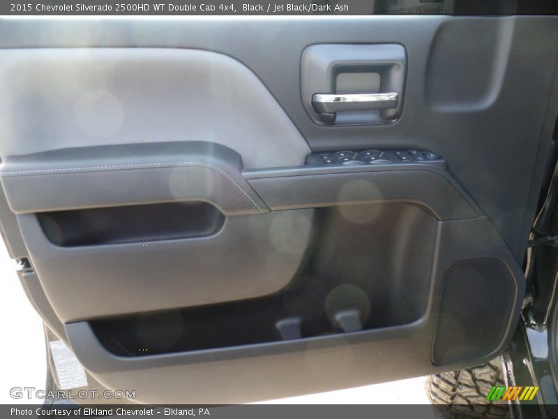 Black / Jet Black/Dark Ash 2015 Chevrolet Silverado 2500HD WT Double Cab 4x4