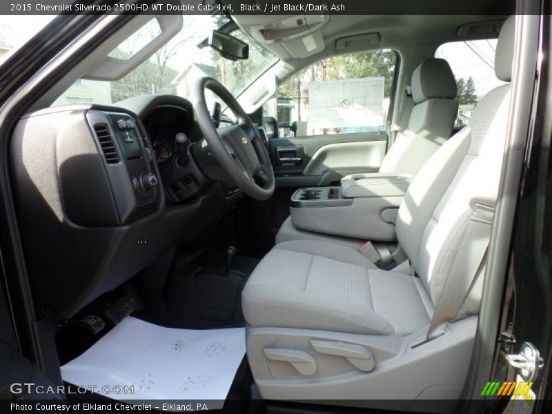 Black / Jet Black/Dark Ash 2015 Chevrolet Silverado 2500HD WT Double Cab 4x4
