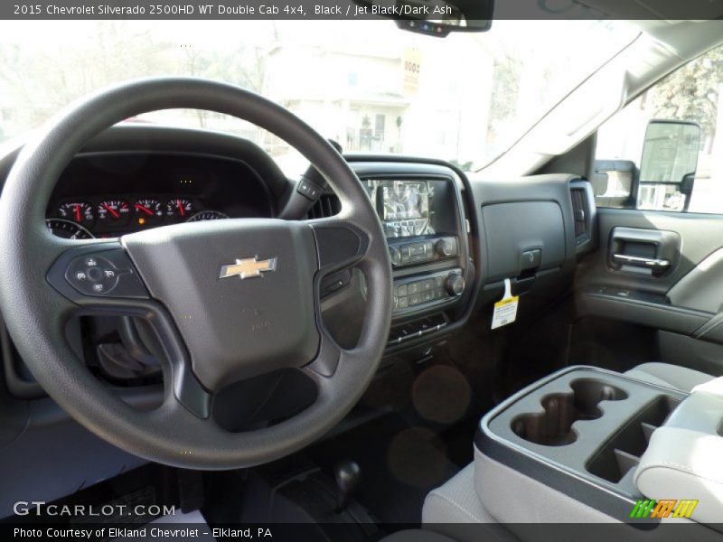 Black / Jet Black/Dark Ash 2015 Chevrolet Silverado 2500HD WT Double Cab 4x4