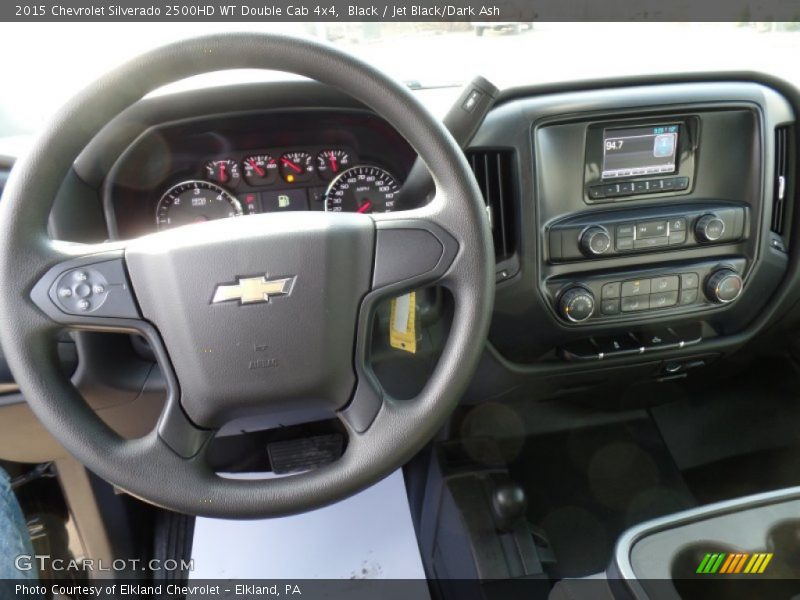 Black / Jet Black/Dark Ash 2015 Chevrolet Silverado 2500HD WT Double Cab 4x4