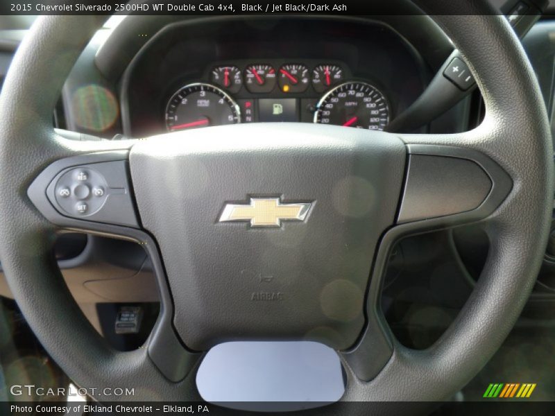 Black / Jet Black/Dark Ash 2015 Chevrolet Silverado 2500HD WT Double Cab 4x4