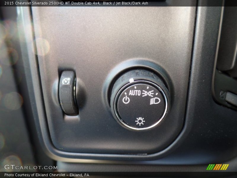 Black / Jet Black/Dark Ash 2015 Chevrolet Silverado 2500HD WT Double Cab 4x4