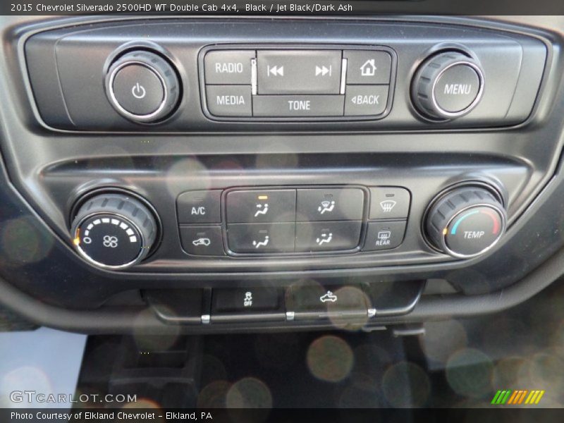 Black / Jet Black/Dark Ash 2015 Chevrolet Silverado 2500HD WT Double Cab 4x4