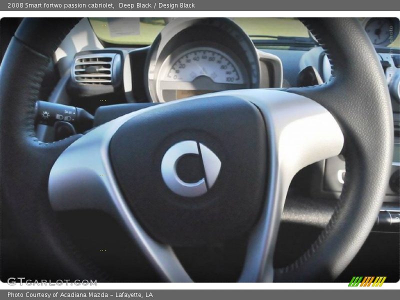 Deep Black / Design Black 2008 Smart fortwo passion cabriolet