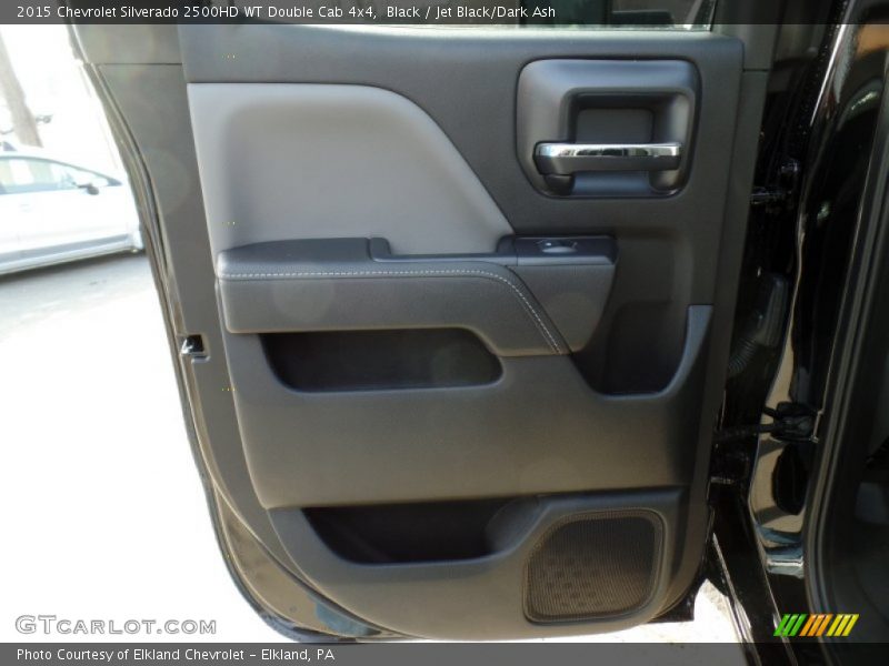 Black / Jet Black/Dark Ash 2015 Chevrolet Silverado 2500HD WT Double Cab 4x4