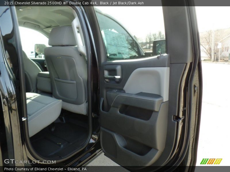 Black / Jet Black/Dark Ash 2015 Chevrolet Silverado 2500HD WT Double Cab 4x4