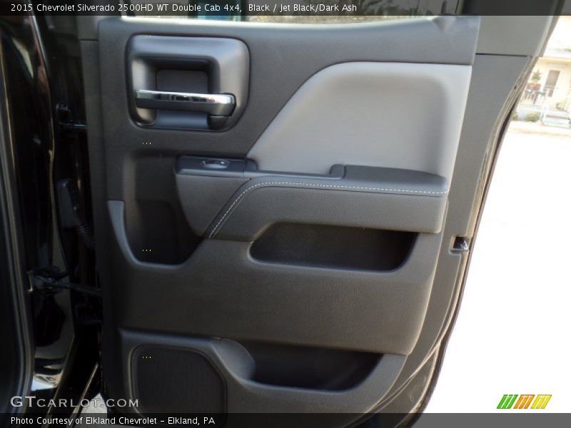 Black / Jet Black/Dark Ash 2015 Chevrolet Silverado 2500HD WT Double Cab 4x4