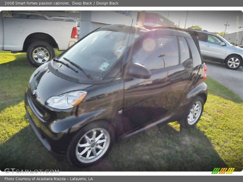 Deep Black / Design Black 2008 Smart fortwo passion cabriolet