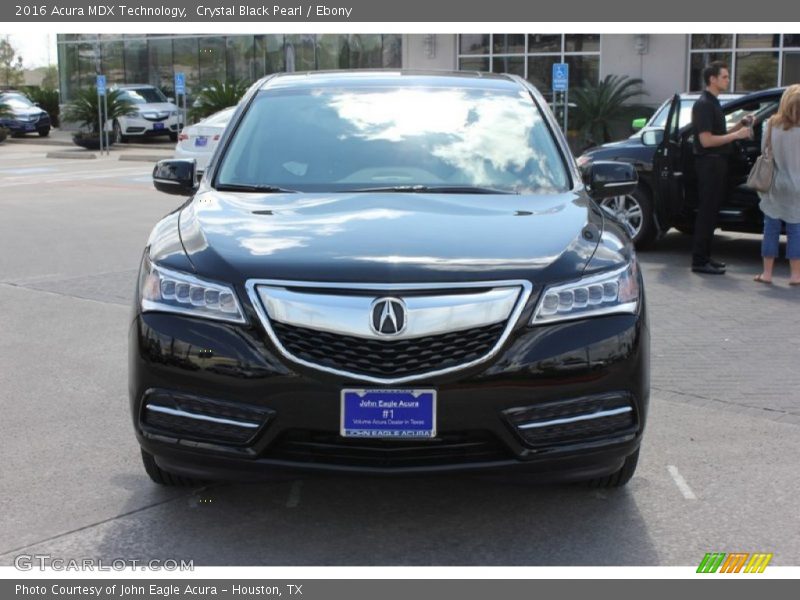 Crystal Black Pearl / Ebony 2016 Acura MDX Technology