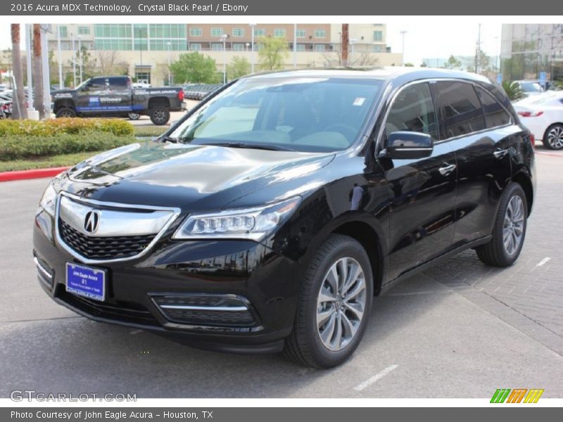 Crystal Black Pearl / Ebony 2016 Acura MDX Technology