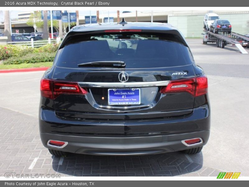 Crystal Black Pearl / Ebony 2016 Acura MDX Technology