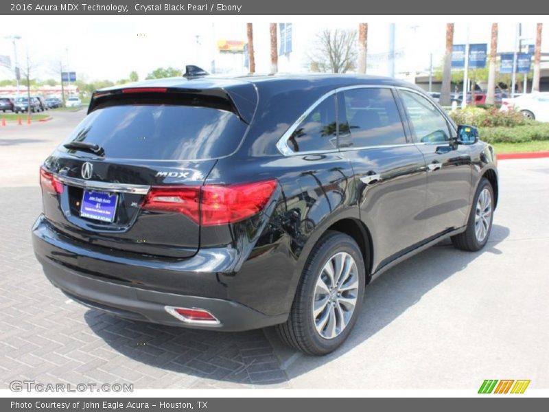 Crystal Black Pearl / Ebony 2016 Acura MDX Technology