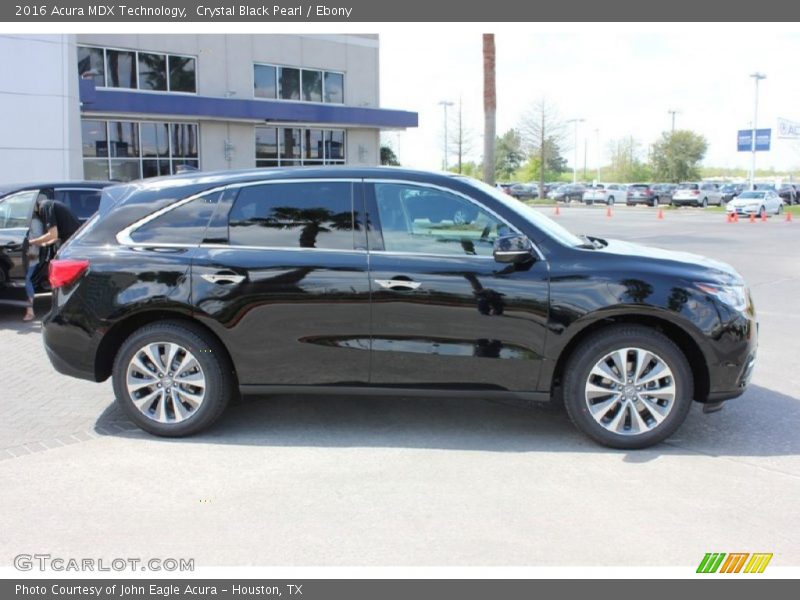Crystal Black Pearl / Ebony 2016 Acura MDX Technology