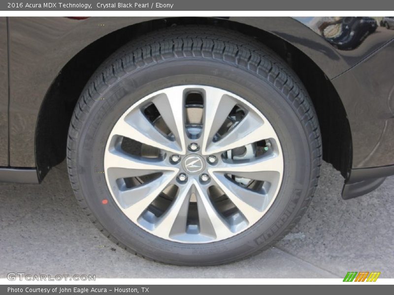 Crystal Black Pearl / Ebony 2016 Acura MDX Technology