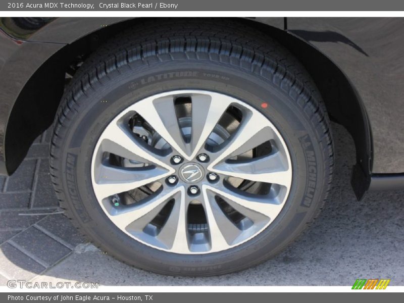 Crystal Black Pearl / Ebony 2016 Acura MDX Technology