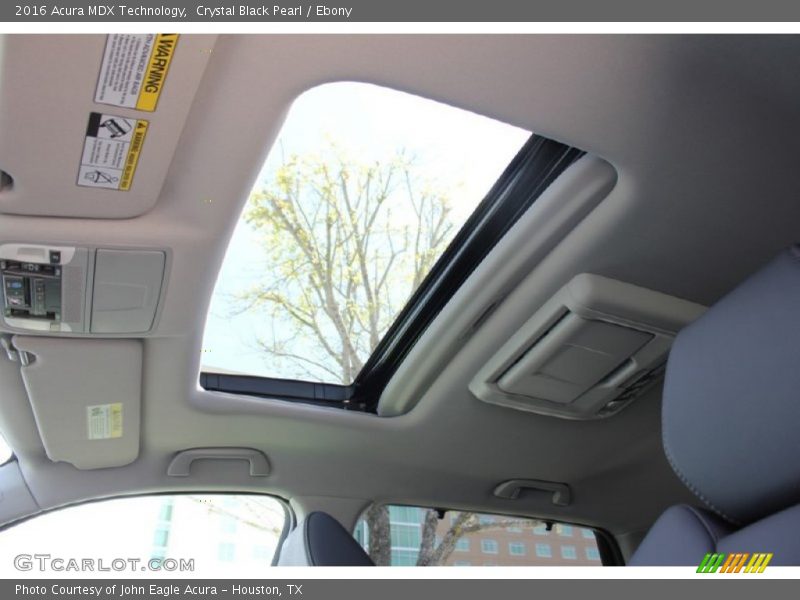 Crystal Black Pearl / Ebony 2016 Acura MDX Technology