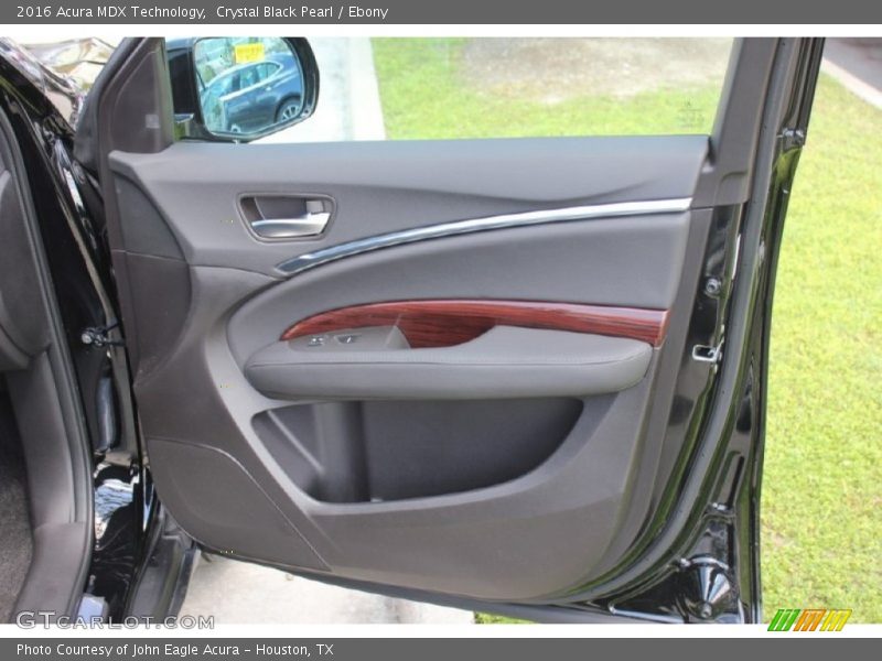 Crystal Black Pearl / Ebony 2016 Acura MDX Technology