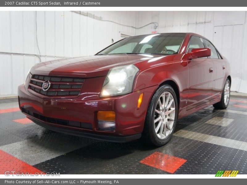Infrared / Cashmere 2007 Cadillac CTS Sport Sedan