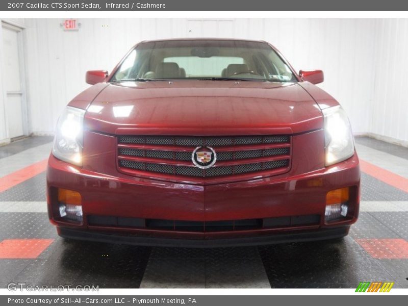 Infrared / Cashmere 2007 Cadillac CTS Sport Sedan