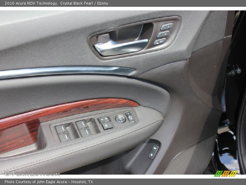 Crystal Black Pearl / Ebony 2016 Acura MDX Technology