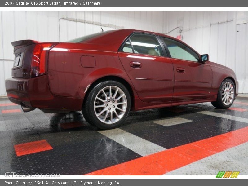 Infrared / Cashmere 2007 Cadillac CTS Sport Sedan