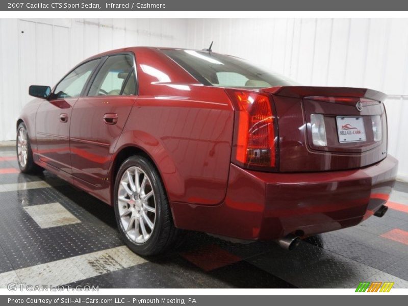 Infrared / Cashmere 2007 Cadillac CTS Sport Sedan