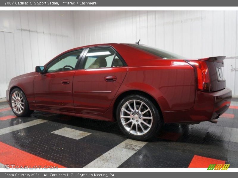 Infrared / Cashmere 2007 Cadillac CTS Sport Sedan