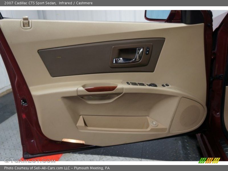 Infrared / Cashmere 2007 Cadillac CTS Sport Sedan