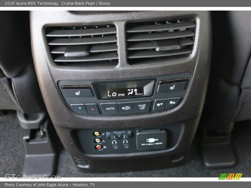 Crystal Black Pearl / Ebony 2016 Acura MDX Technology