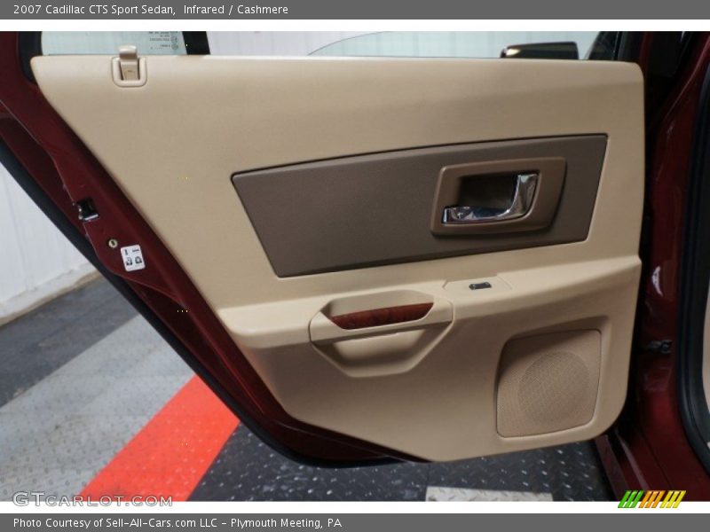 Infrared / Cashmere 2007 Cadillac CTS Sport Sedan