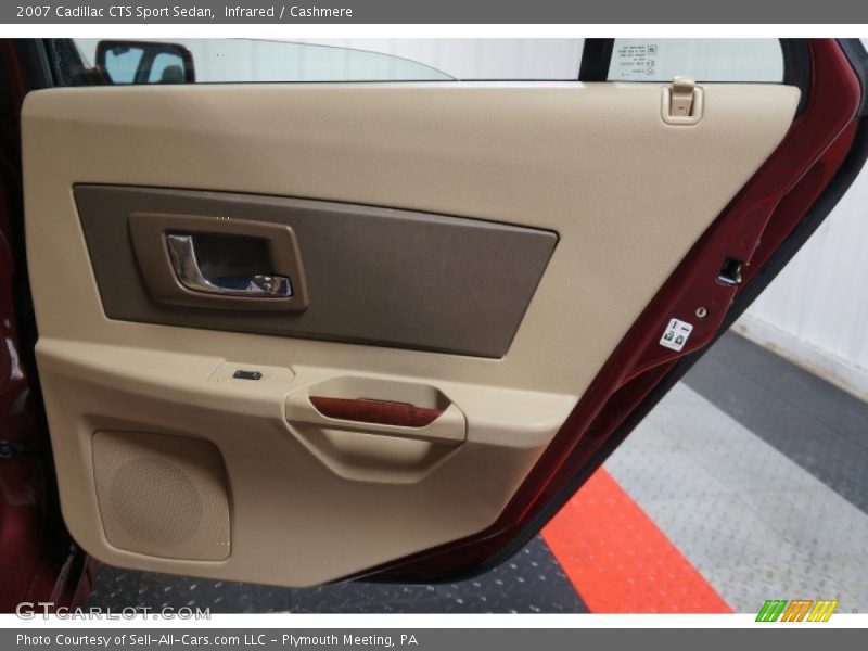 Infrared / Cashmere 2007 Cadillac CTS Sport Sedan
