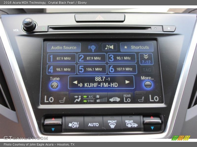 Crystal Black Pearl / Ebony 2016 Acura MDX Technology