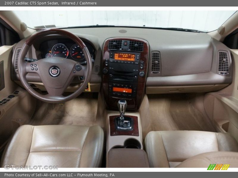 Infrared / Cashmere 2007 Cadillac CTS Sport Sedan