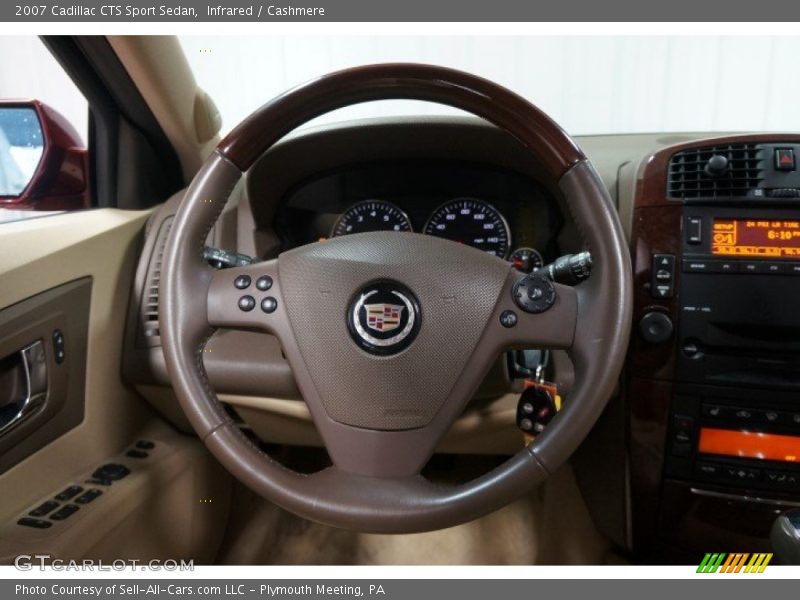 Infrared / Cashmere 2007 Cadillac CTS Sport Sedan