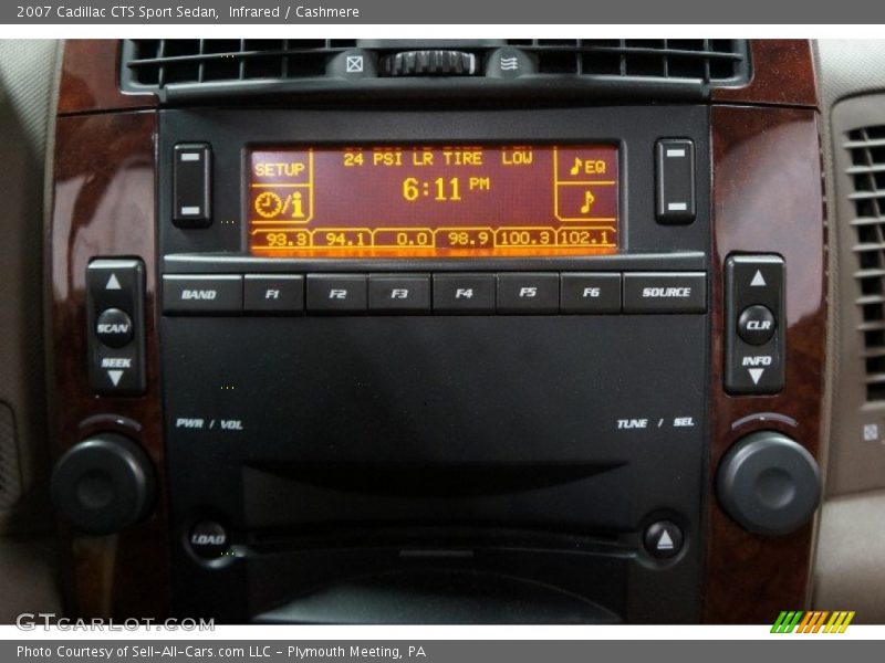 Infrared / Cashmere 2007 Cadillac CTS Sport Sedan